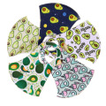 Factory Wholesale Child Ma sk 3-14 Years Reusable Child Face Mas k, Cute Fruit Pattern Lemon Avocado Peach Kids Mas k